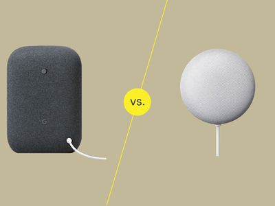 Google Nest Audio and Google Nest Mini 2 smart speakers.