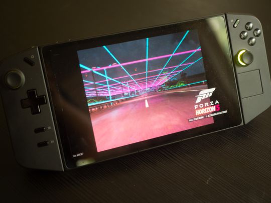 Lenovo Legion Go handheld PC gaming console.